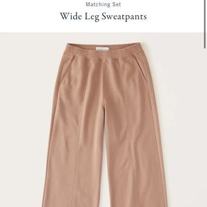 Abercrombie wide leg sweatpants